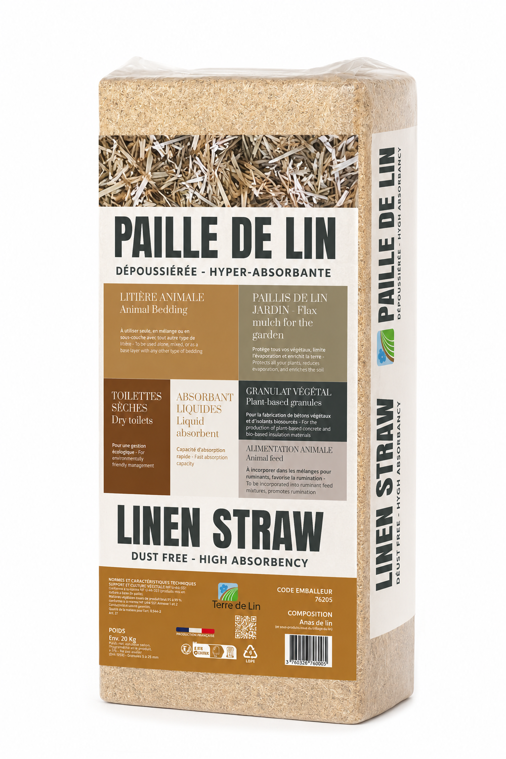 Paille de lin (sans marque)